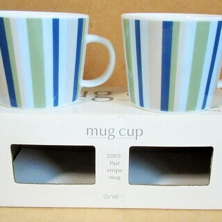 ☆ワンズ ones Mug cup 2005 Pair stri...