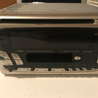 中古品 JVC CD/カセットプレーヤー KW-XC550