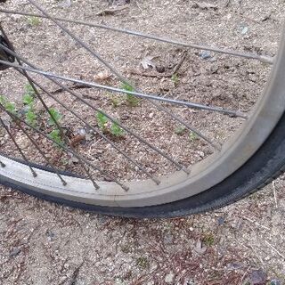 電動アシスト自転車　後輪パンク　動作おそらくok