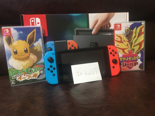 任天堂Switch⭐️ポケットモンスターシールド\u0026イーブイ⭐️