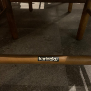 オールドカリモク　ダイニングセット