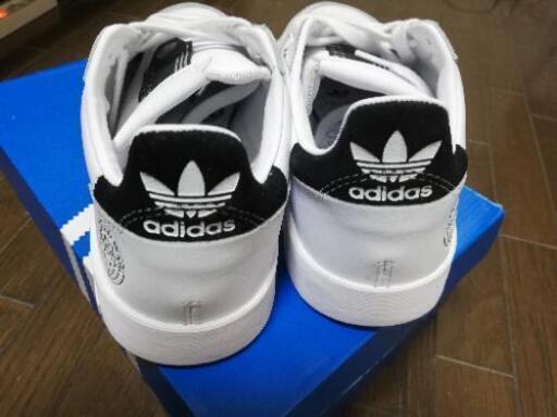 adidas　スニーカー　スーパーコート(白)サイズ　26,5㎝