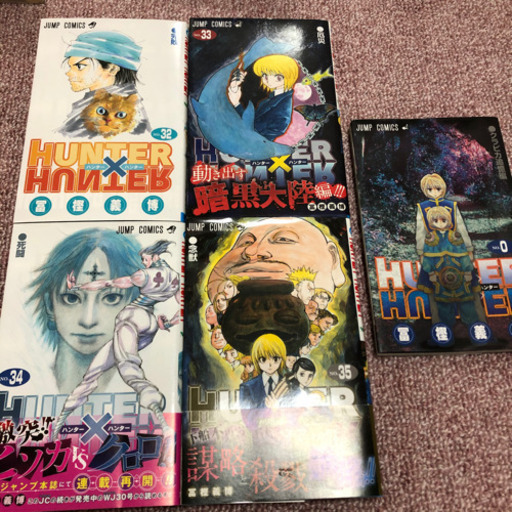 最も欲しかった Hunter Hunter 35巻 キャラクター画像イラスト