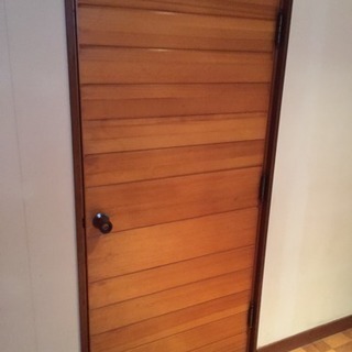 DIY　木製　ヤマハ　防音ドア　重厚です