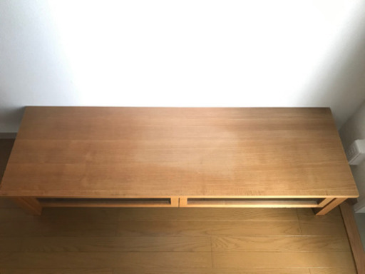 無印良品　無地　MUJI  テレビ台 テレビボード タモ材