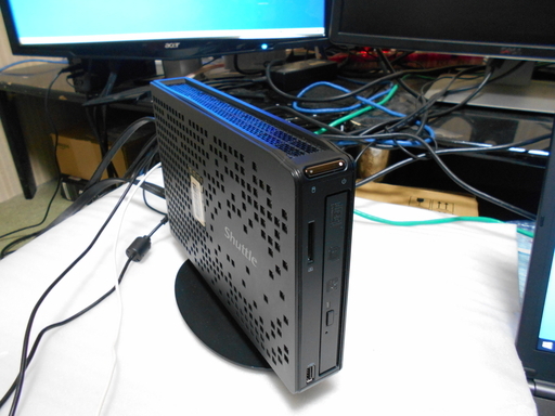 ベアボーン PC　Shuttle XS35GS V3L Windows10 64Bit SSD60GB メモリ4GB
