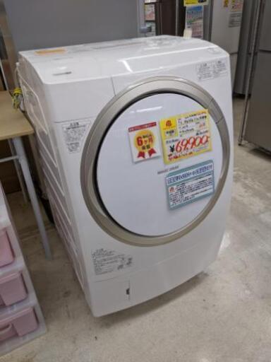 【6ヵ月保証】参考定価￥178,000  2014年製 東芝 TOSHIBA ドラム式 洗濯機 洗濯9kg 乾燥6kg TW-Z96X2ML マジックドラム  Ag抗菌水＆ピコイオン消臭