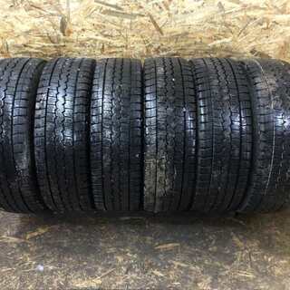 DUNLOP WINTER MAXX LT03 205/70R16 111/109L LT 16インチ トラックタイヤ 6本 2017～2018年製 (TE281) クレジットカード QR決済可能
