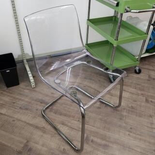 （4/18ジ）IKEA トービアスチェア クリア 透明 椅子 2...