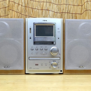 難あり AIWA カセット/CD/MDコンポ XR-MJ10 2...