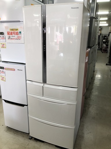 【リサイクルショップどりーむ荒田店】冷蔵庫　パナソニック　NR-FVF453　451L　2018年製　給水タンク無し【3ヶ月保証付き】