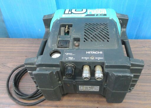 日立 エアーコンプレッサー 2口 PA800S 1馬力 ベビコン エアーパンチ HITACHI