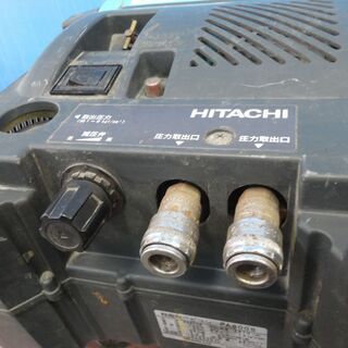 日立 エアーコンプレッサー 2口 PA800S 1馬力 ベビコン エアーパンチ