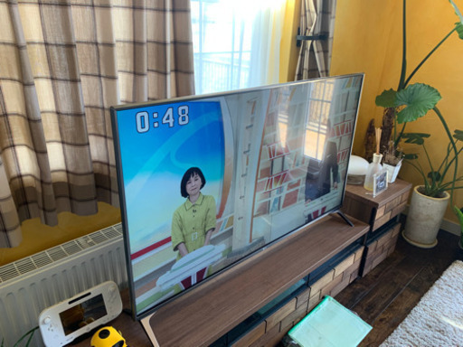 LG 55V型 液晶 テレビ 55UJ6100 4K 外付けHDD裏番組録画対応 美品