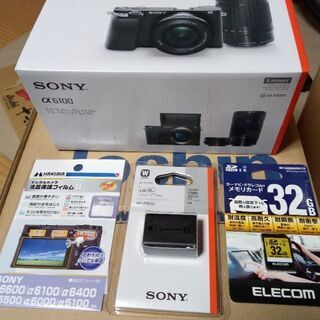 SONY a6100ダブルズームキット新品未使用