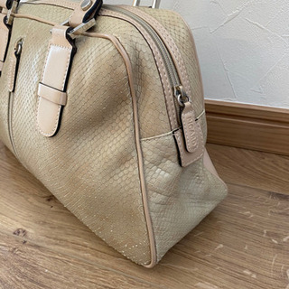 家具 【美品】Picard 牛革ワニ皮型押し ショルダーバッグ