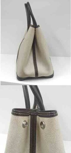 本物 エルメス ガーデンパーティーPM トートバッグ 保存袋付き 札幌