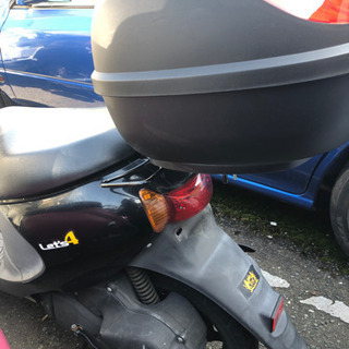 SUZUKI  レッツ4 原付スクーター　リアボックス付き　福岡市南区