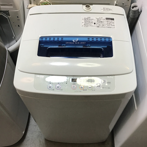 【送料無料・設置無料サービス有り】洗濯機 2016年製 Haier JW-K42K 中古