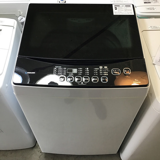 【送料無料・設置無料サービス有り】洗濯機 2017年製 maxzen JW06MD01WB 中古