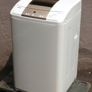 ⑤ ハイアール 7kg 全自動洗濯機 JW-K70M ☆2018年製
