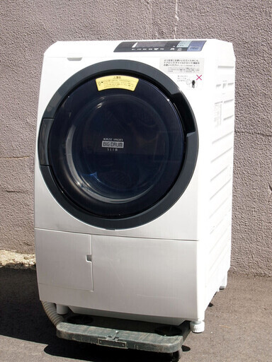 日立 ドラム式洗濯乾燥機 ビッグドラム BD-SG100BL 10kg/6kg 斜型 左開き ☆2018年製