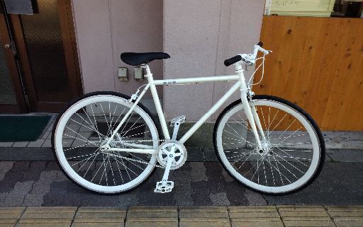 OYAMA BICYLES  FG3 クロモリ/シングル 700cピストバイク(ホワイト)