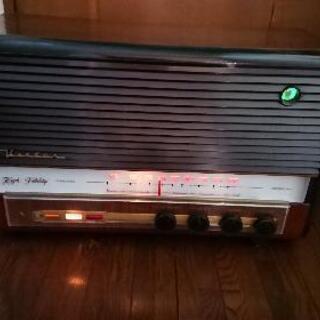 昭和レトロ 大型ラジオ アンティーク - ラジオ
