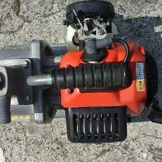 その他 ポンプ エンジン付き 25mm 33ccエンジン 三菱製 実働 !! 整備 