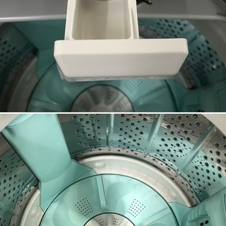 美品【 AQUA 】アクア 洗濯10.0㎏ 全自動洗濯機 ツインウォッシュ ツインパルセーター 槽自動おそうじ AQW-VW1000D