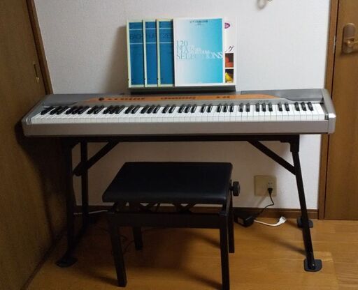 電子ピアノ】CASIO プリヴィア PX-110 (スタンド・椅子・ソフトケース付)