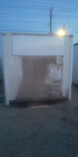 値下げしました】保冷コンテナ【新品の鍵付き】【内部美品】 内寸6m