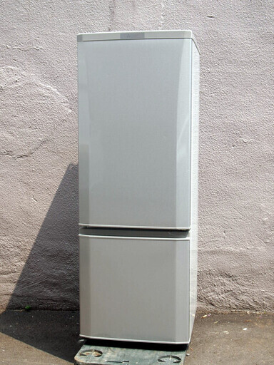 三菱 168L 2ドア 冷凍冷蔵庫 MR-P17A-S ☆2017年製