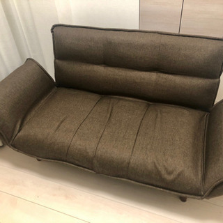 【美品】落ち着いた茶色のソファ