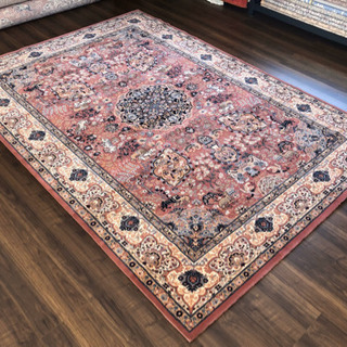 ベルギー製 100%ウール ウィルトン織 ペルシャ絨毯柄 350×250cm ②