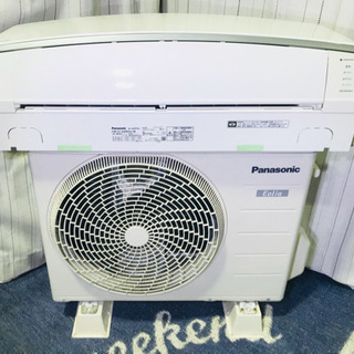 2018年式✨お掃除機能付✨冷暖房エアコン✨Panasonic✨分解清掃済