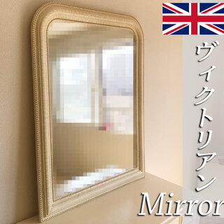 札幌■輸入家具 大判鏡 111×88 / ヴィクトリアン調 ■ア...