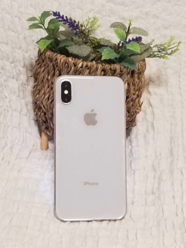 iphone X 64GB シルバー