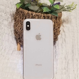 iphone X 64GB シルバー