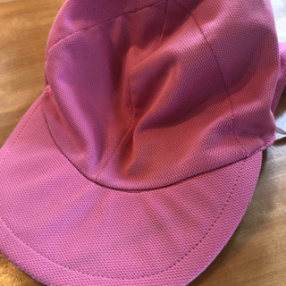 カラー帽子　ピンク