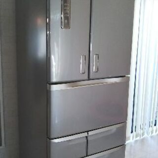 大型冷蔵庫 6ドア501L 東芝 2011年 自動扉 自動製氷付...