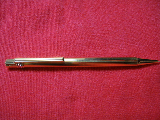 カルティエ Cartier ゴールドプレート シャープペンシル 0.7mm