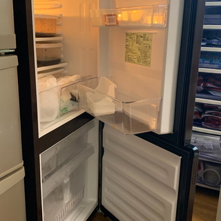 単身用２ドア冷蔵庫使用1.5年、4/29-30三鷹市内でお届けも可能