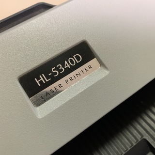 ブラザーのモノクロレーザープリンターHL-5340D　両面印刷可能