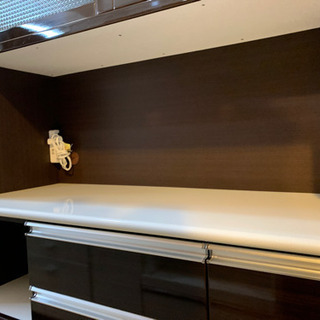 5/20 値下げ☆ 入江木工 アーバンStyle 2面レンジボード 鏡面仕上げ 大川家具