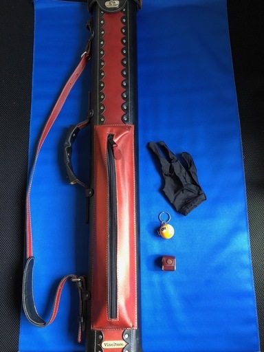 ビリヤードキュー、ケース・小物付き 取引完了 売れ筋 