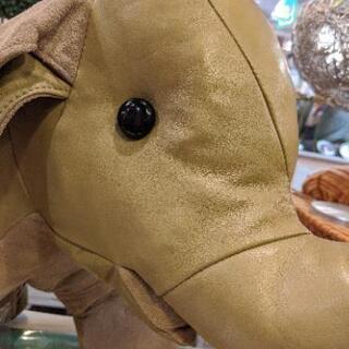 売約済み】 ビンテージ エレファント アニマル 革製 レザー クラフト