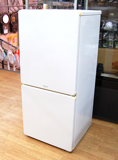 110L モリタ 2ドア冷蔵庫 MR-F110MB ホワイト系 森田電工 MORITA 100Lクラス☆ PayPay(ペイペイ)決済可能 ☆ 札幌市 清田区 平岡