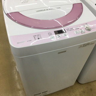 SHARP 風乾燥つき 5.5kg洗濯機 ES-G55RC-P ...