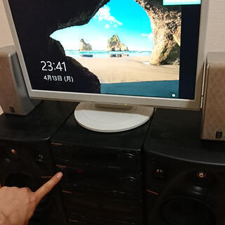 自作ミニコンポPC モニターセット i5-4570 8GB SSD120GB